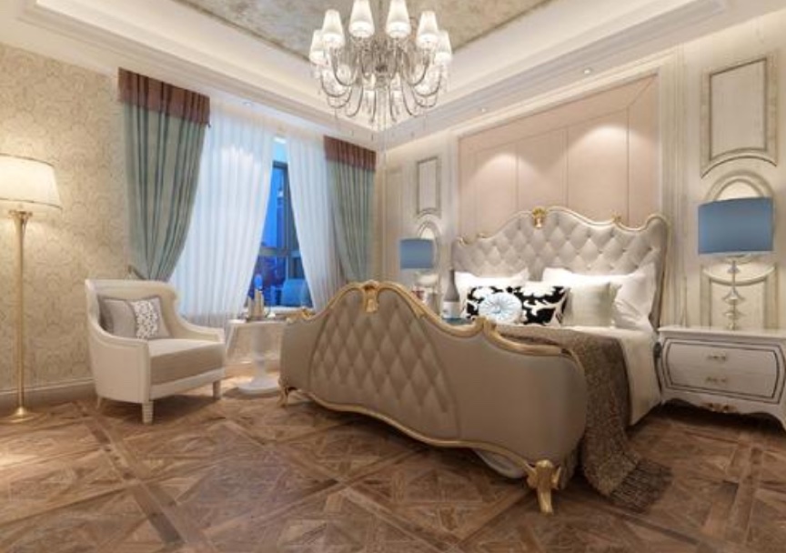 The Bedroom of Europe Type is Atmosphere and Romance, Let You Have Good Dream Every Night