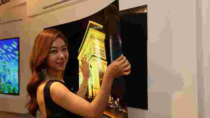 LG's 1mm 'wallpaper' OLED TV can be stuck on to your wall